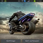 Además de los fondos de pantalla animados para Android Planetas, descarga la apk gratis de los salvapantallas Motocicleta .