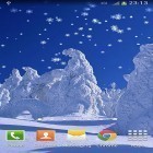 Además de los fondos de pantalla animados para Android Noche tropical, descarga la apk gratis de los salvapantallas Nuevo Año: Nieve .