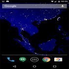 Además de los fondos de pantalla animados para Android Globos calientes, descarga la apk gratis de los salvapantallas Planeta en la noche .