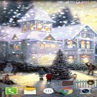 Además de los fondos de pantalla animados para Android Lluvia ligera , descarga la apk gratis de los salvapantallas Navidad dibujada.