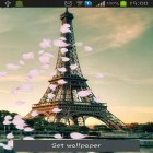 Además de los fondos de pantalla animados para Android Flujo cósmico  , descarga la apk gratis de los salvapantallas París: Torre de Eiffel.