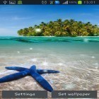 Además de los fondos de pantalla animados para Android Avión  , descarga la apk gratis de los salvapantallas Isla de paraíso .