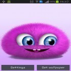Además de los fondos de pantalla animados para Android Gatito duerme, descarga la apk gratis de los salvapantallas Bola peluda y rosada.