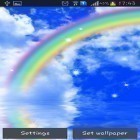 Además de los fondos de pantalla animados para Android Mezclador de color, descarga la apk gratis de los salvapantallas Arco iris.