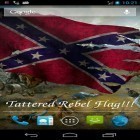 Además de los fondos de pantalla animados para Android Mi playa HD, descarga la apk gratis de los salvapantallas Bandera rebelde .