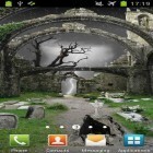 Además de los fondos de pantalla animados para Android Mi flor , descarga la apk gratis de los salvapantallas Cementerio  horroroso.
