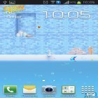 Además de los fondos de pantalla animados para Android Chica lavadora de pantalla, descarga la apk gratis de los salvapantallas Lanzamiento del tiburón .