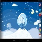 Además de los fondos de pantalla animados para Android El océano y el atardecer , descarga la apk gratis de los salvapantallas Noche siberiana.