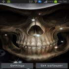 Además de los fondos de pantalla animados para Android Galaxia S4: Naturaleza, descarga la apk gratis de los salvapantallas Cráneo .