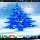 Además de los fondos de pantalla animados para Android Estrellas , descarga la apk gratis de los salvapantallas Árbol de Navidad nevado  .