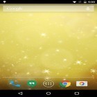 Además de los fondos de pantalla animados para Android Chimenea de Año Nuevo 2015, descarga la apk gratis de los salvapantallas Lluvia de estrellas .