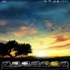Además de los fondos de pantalla animados para Android Espectro, descarga la apk gratis de los salvapantallas Sunset Hill.
