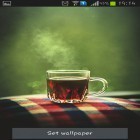 Además de los fondos de pantalla animados para Android Gotas mágicas , descarga la apk gratis de los salvapantallas Fiesta del té.