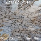 Además de los fondos de pantalla animados para Android Mi playa HD, descarga la apk gratis de los salvapantallas Agua real.