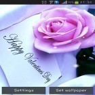 Además de los fondos de pantalla animados para Android Cóctel , descarga la apk gratis de los salvapantallas Día de San Valentín.