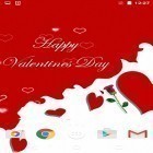 Además de los fondos de pantalla animados para Android Follaje fresco , descarga la apk gratis de los salvapantallas Día de los enamorados .