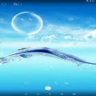 Además de los fondos de pantalla animados para Android Cielo celeste, descarga la apk gratis de los salvapantallas Burbuja de agua .