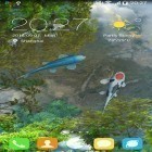 Además de los fondos de pantalla animados para Android Koi, descarga la apk gratis de los salvapantallas Jardín acuático .