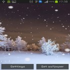 Además de los fondos de pantalla animados para Android Noche mística, descarga la apk gratis de los salvapantallas Bosque de invierno.