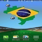 Además de los fondos de pantalla animados para Android Día de todos los santos, descarga la apk gratis de los salvapantallas Brasil: Copa mundial.