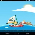 Además de los fondos de pantalla animados para Android Laguna azul, descarga la apk gratis de los salvapantallas Zelda: Palo de viento.